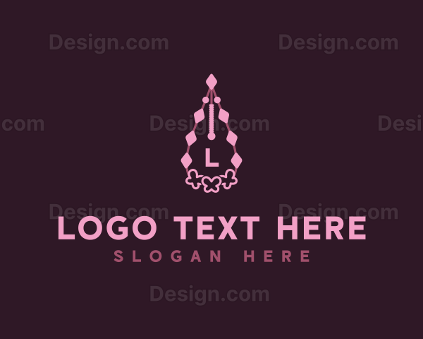 Beadwork Floral Accessories Logo