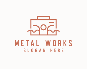 Work Employee Briefcase logo design