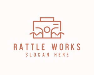 Work Employee Briefcase logo design