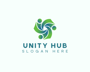 Volunteer People Unity logo design