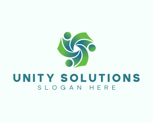 Volunteer People Unity logo design