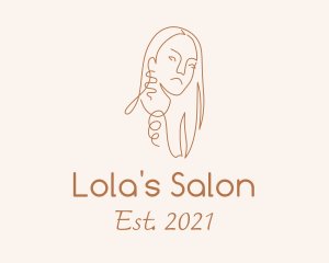 Jewelry Salon Woman logo design