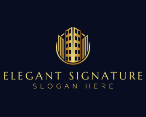 Luxury Building Realty logo design