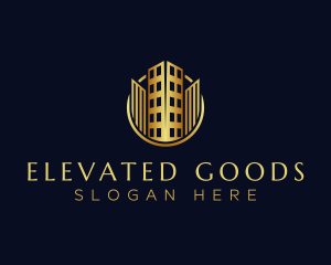 Luxury Building Realty logo design