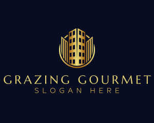 Luxury Building Realty logo design