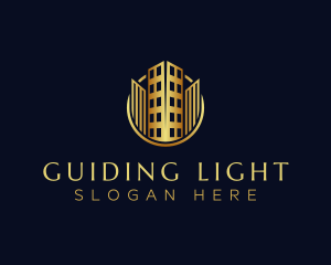 Luxury Building Realty logo design