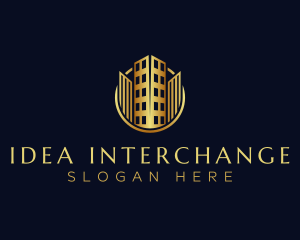 Luxury Building Realty logo design