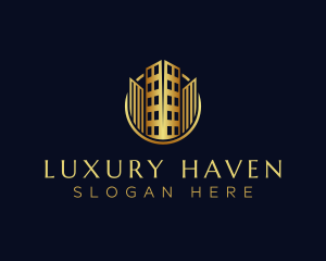 Luxury Building Realty logo design