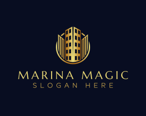 Luxury Building Realty logo design