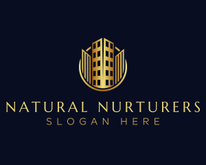 Luxury Building Realty logo design