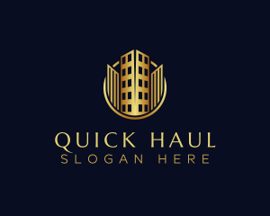 Luxury Building Realty logo design