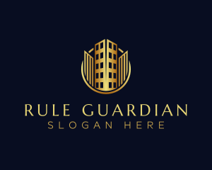 Luxury Building Realty logo design