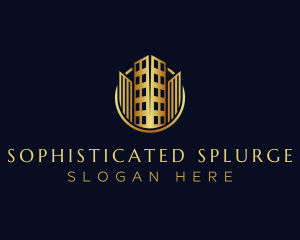 Luxury Building Realty logo design