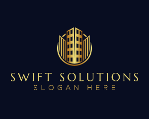 Luxury Building Realty logo design