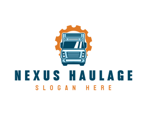 Cargo Truck Logistics logo design