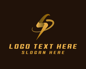 Premium Lightning Bolt logo