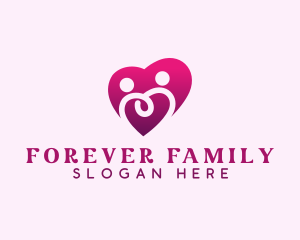 People Family Heart logo design