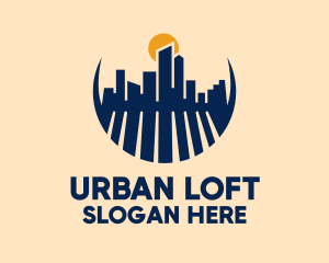 Shadow Urban City logo design