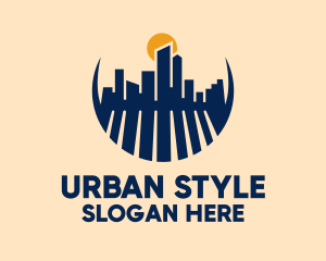 Shadow Urban City logo design