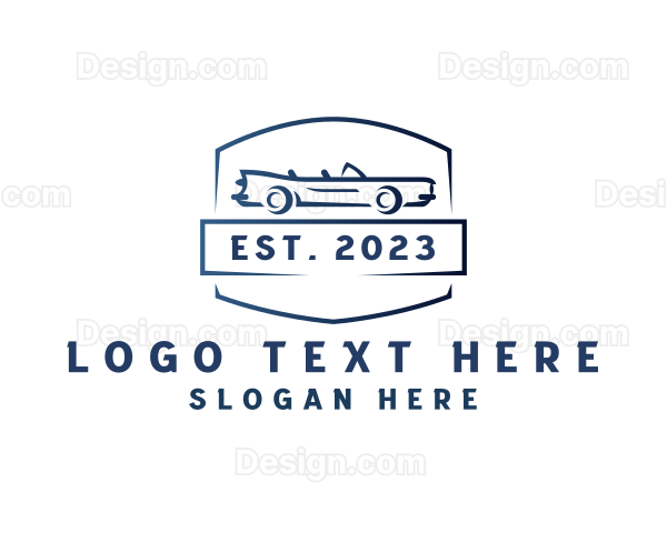 Convertible Car Vehicle Logo