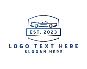 Convertible Car Vehicle Logo