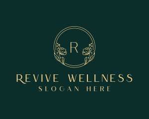 Floral Wellness Spa logo design