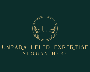 Floral Wellness Spa logo design