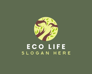 Eco Tree Planting logo design