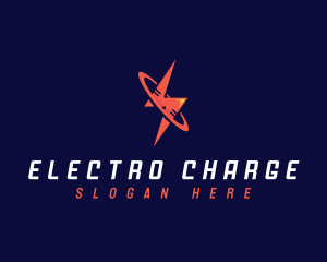 Lightning Electric Plug logo design