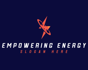 Lightning Electric Plug logo design