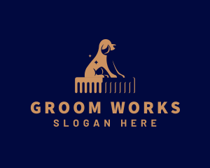 Dog Grooming Veterinarian Clinic logo