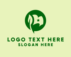 Eco Friendly Flag logo