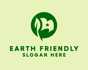 Eco Friendly Flag logo