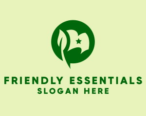Eco Friendly Flag logo