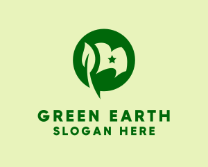 Eco Friendly Flag logo design