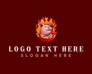 Fire Pig Pork Barbecue logo