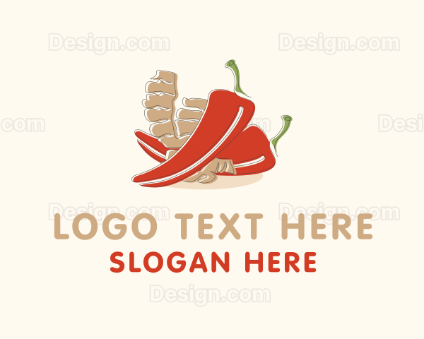 Ginger Chili Pepper Logo