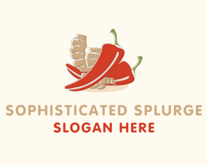 Ginger Chili Pepper Logo