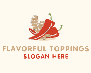 Ginger Chili Pepper logo design