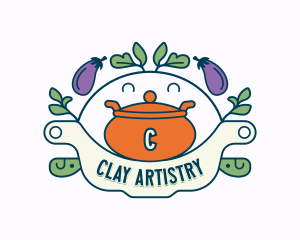 Restaurant Cooking Pot logo design