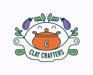 Restaurant Cooking Pot logo design