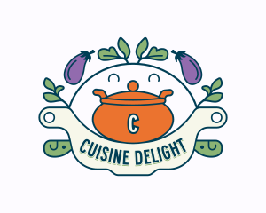 Restaurant Cooking Pot logo design