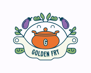 Restaurant Cooking Pot logo design