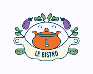 Restaurant Cooking Pot logo design