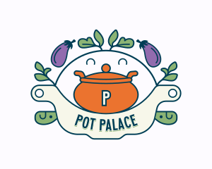 Restaurant Cooking Pot logo design