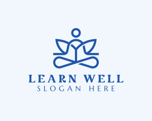 Wellness Yoga Meditation logo design