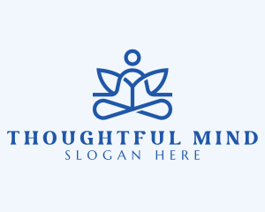 Wellness Yoga Meditation logo design