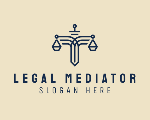 Sword Scales Legal logo design