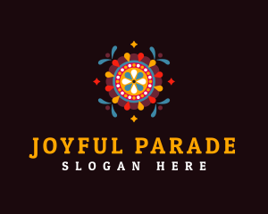 Coloful Holi Festival logo