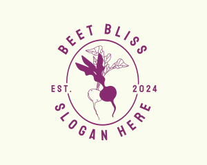 Beet Vegetable Farm logo design